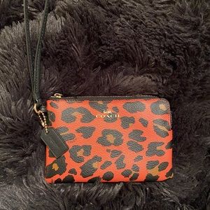 Coach Cheetah Print Wallet!